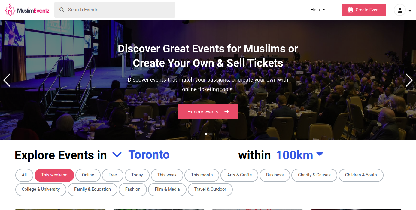 Muslim Eventz - Homepage Muslim Eventz - Homepage
